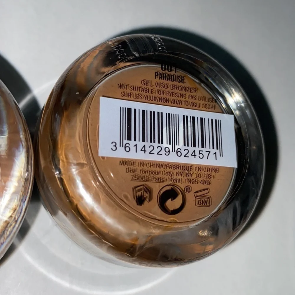 3 Rimmel bronzers paradise set of 3 face gel jelly pot NEW sealed full‎ size